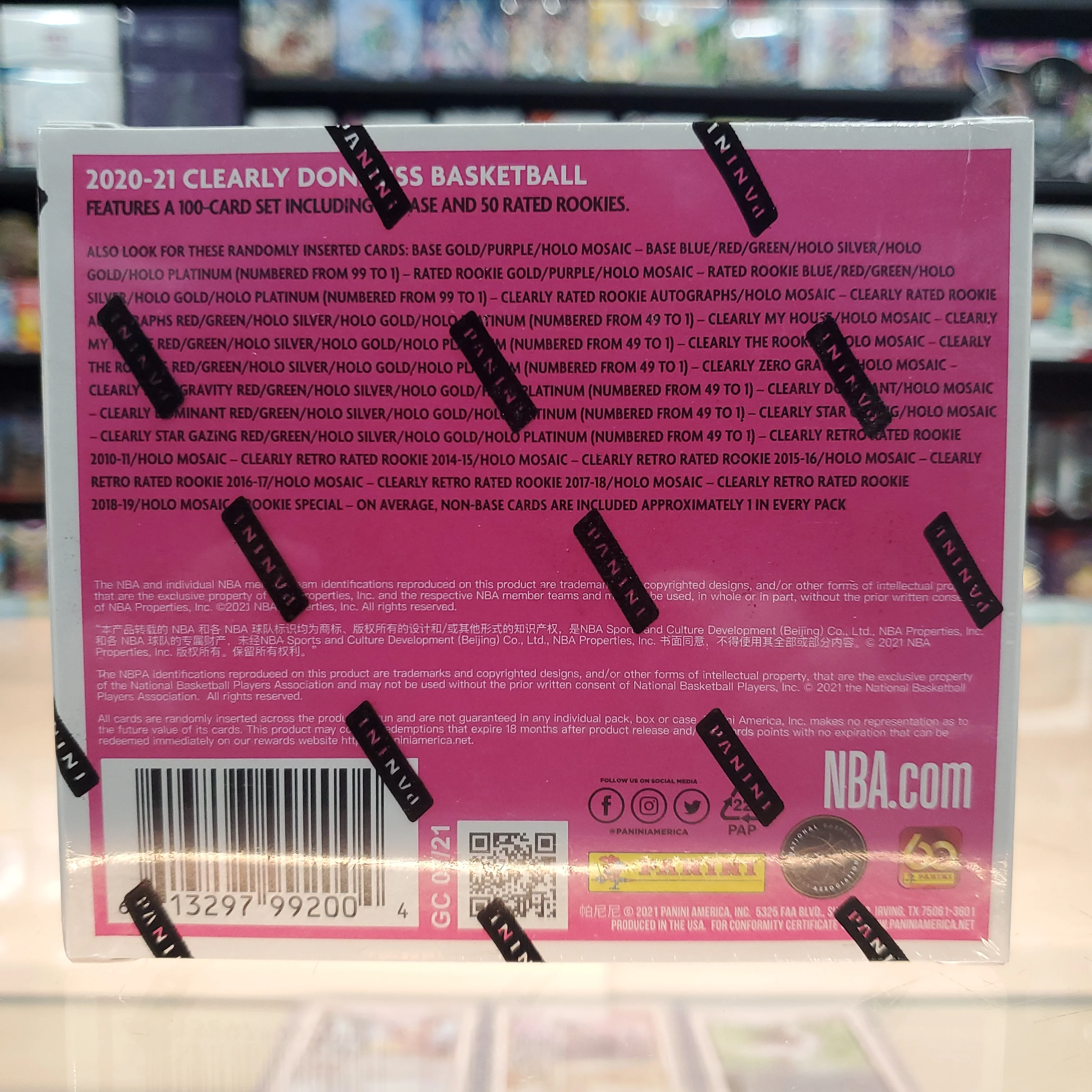 2020-21 Clearly Donruss Basketball Hobby Box - Image 4