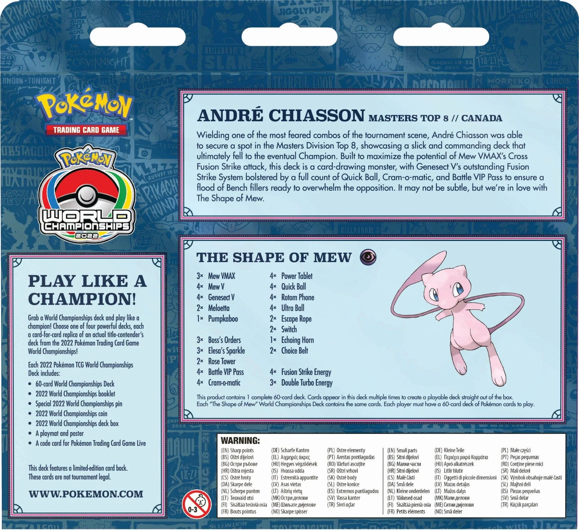 Pokémon TCG: 2022 World Championships Deck (The Shape of Mew - Andre Chiasson) - Image 4