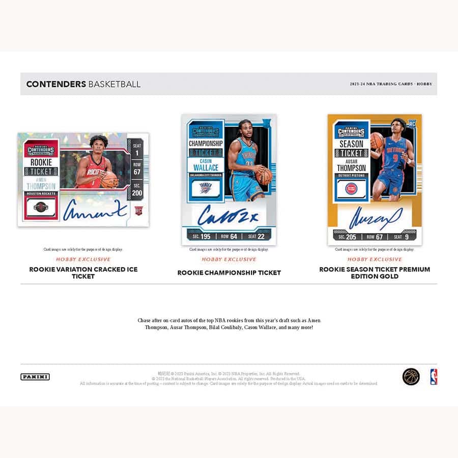 2023-24 Contenders Basketball Hobby Box - Image 5