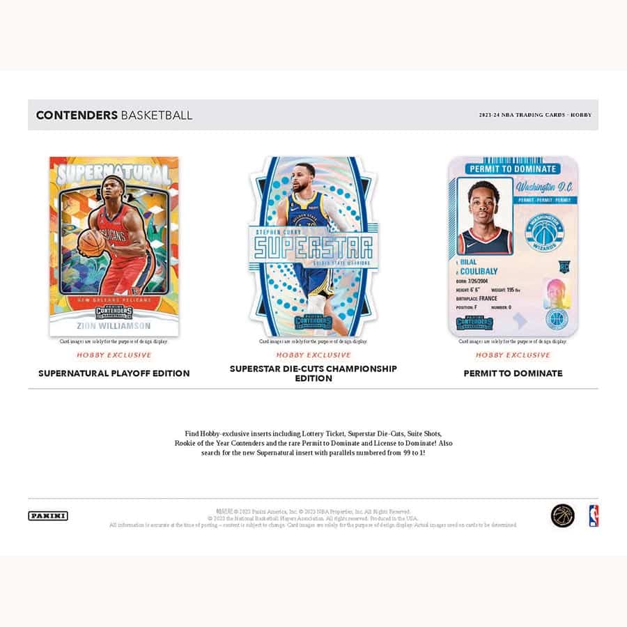 2023-24 Contenders Basketball Hobby Box - Image 7
