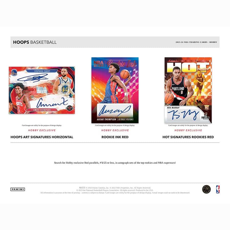 2023-24 NBA Hoops Basketball Hobby Box - Image 4