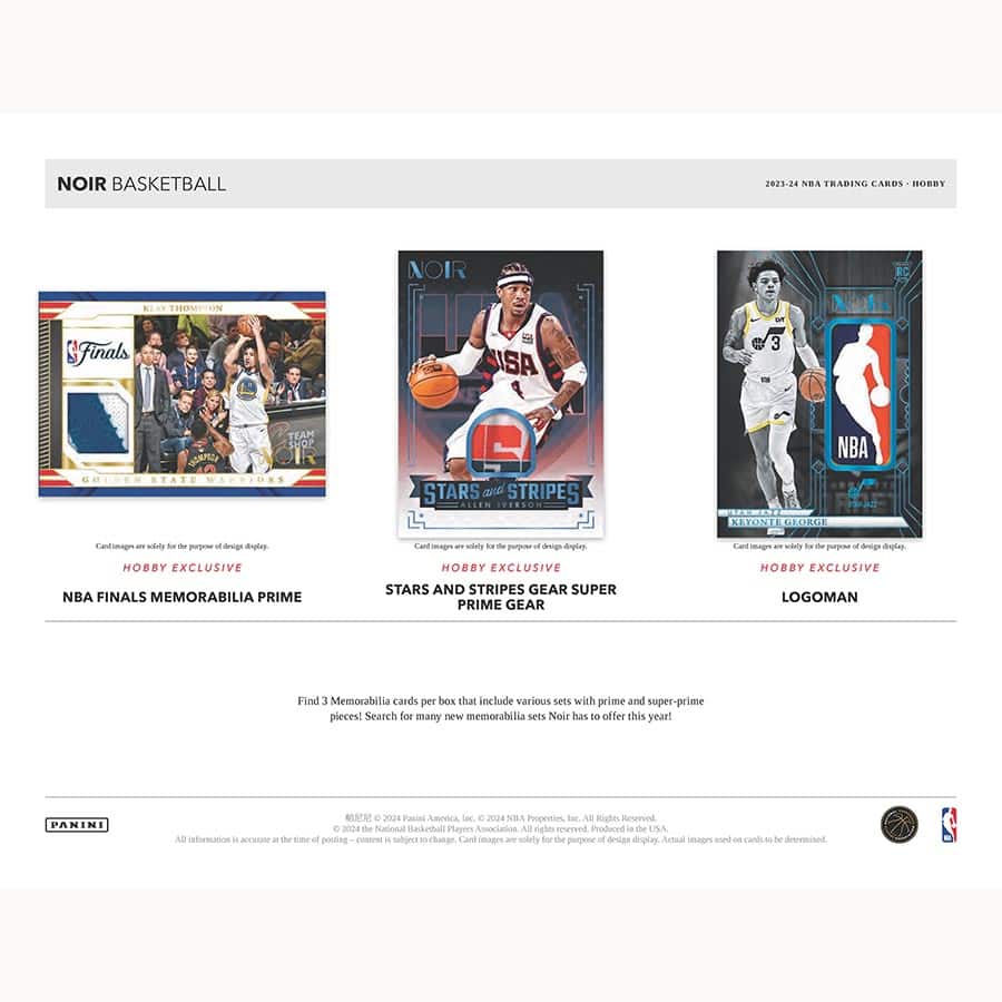2023-24 Noir Basketball Hobby Box - Image 5