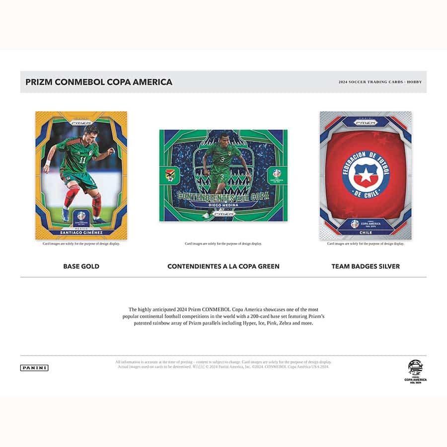 2023-24 Prizm COPA America Soccer Hobby Box - Image 7
