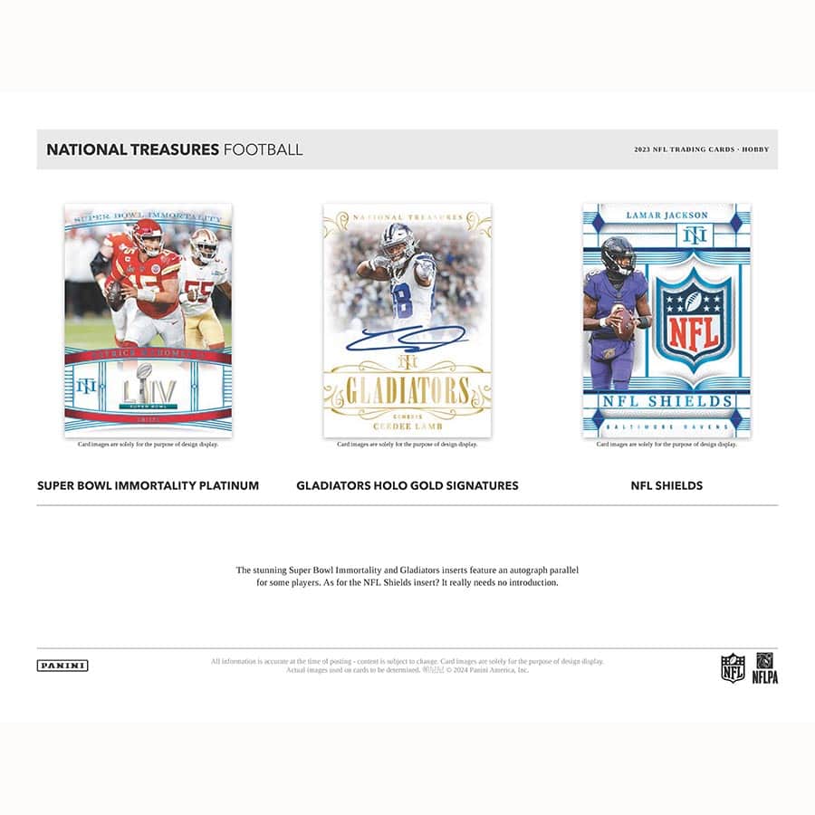 2023 National Treasures Football Hobby Box - Image 5