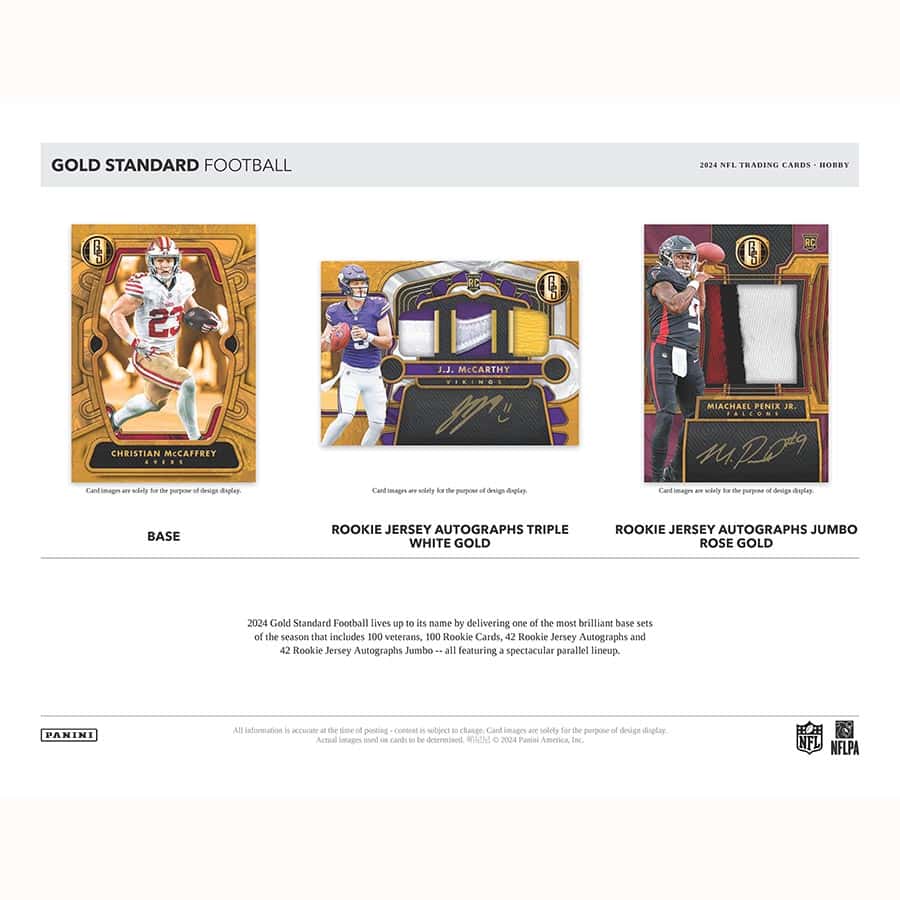 2024 Gold Standard Football Hobby Box - Image 3