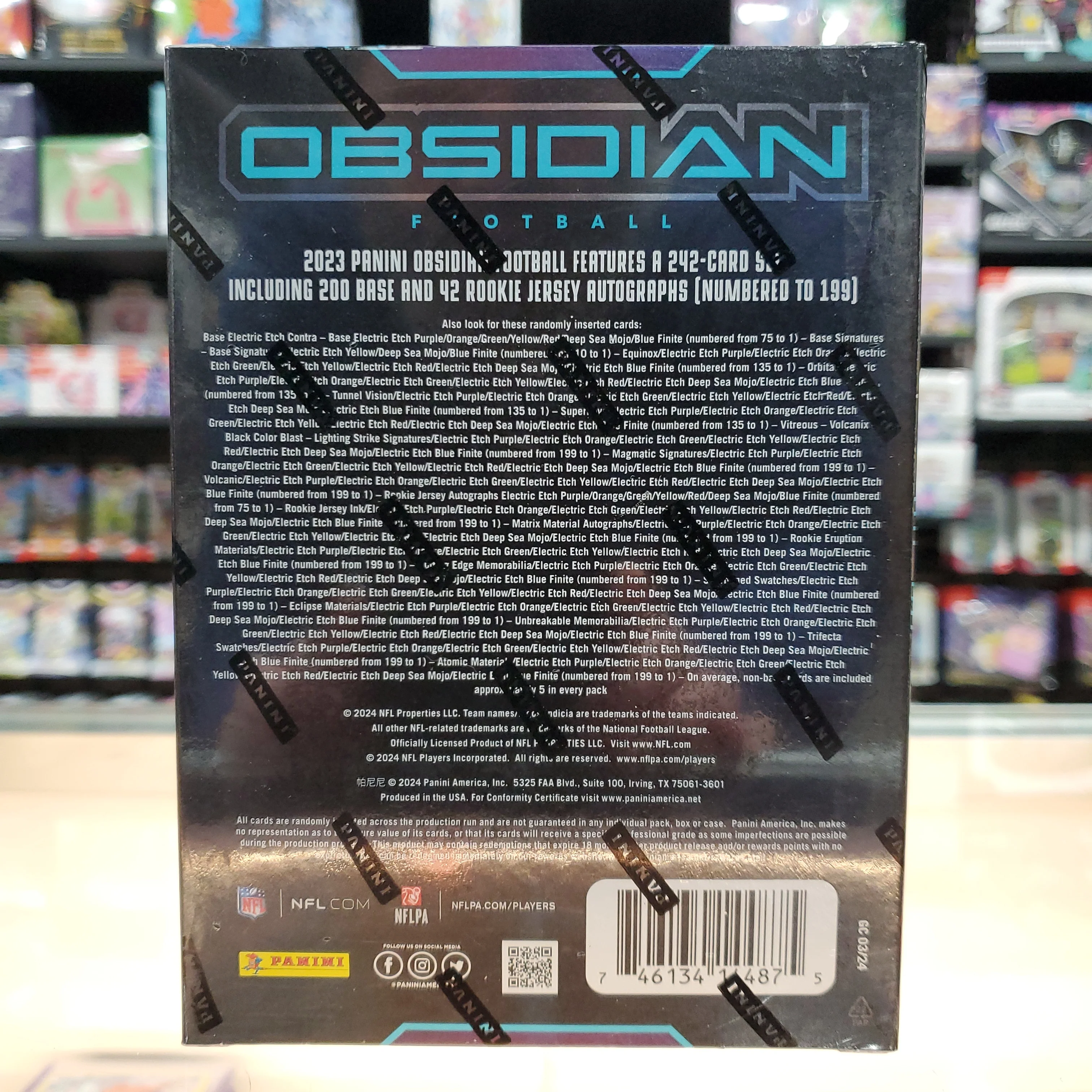 2023 Obsidian Football Hobby Box - Image 2