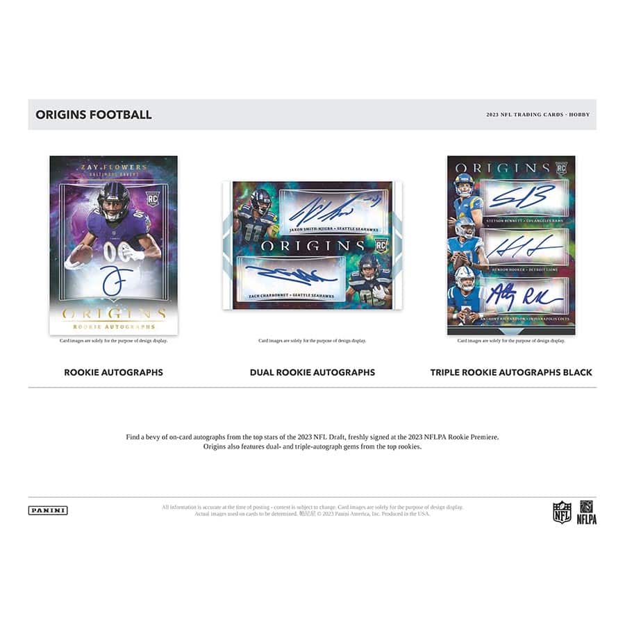 2023 Origins Football Hobby Box - Image 5