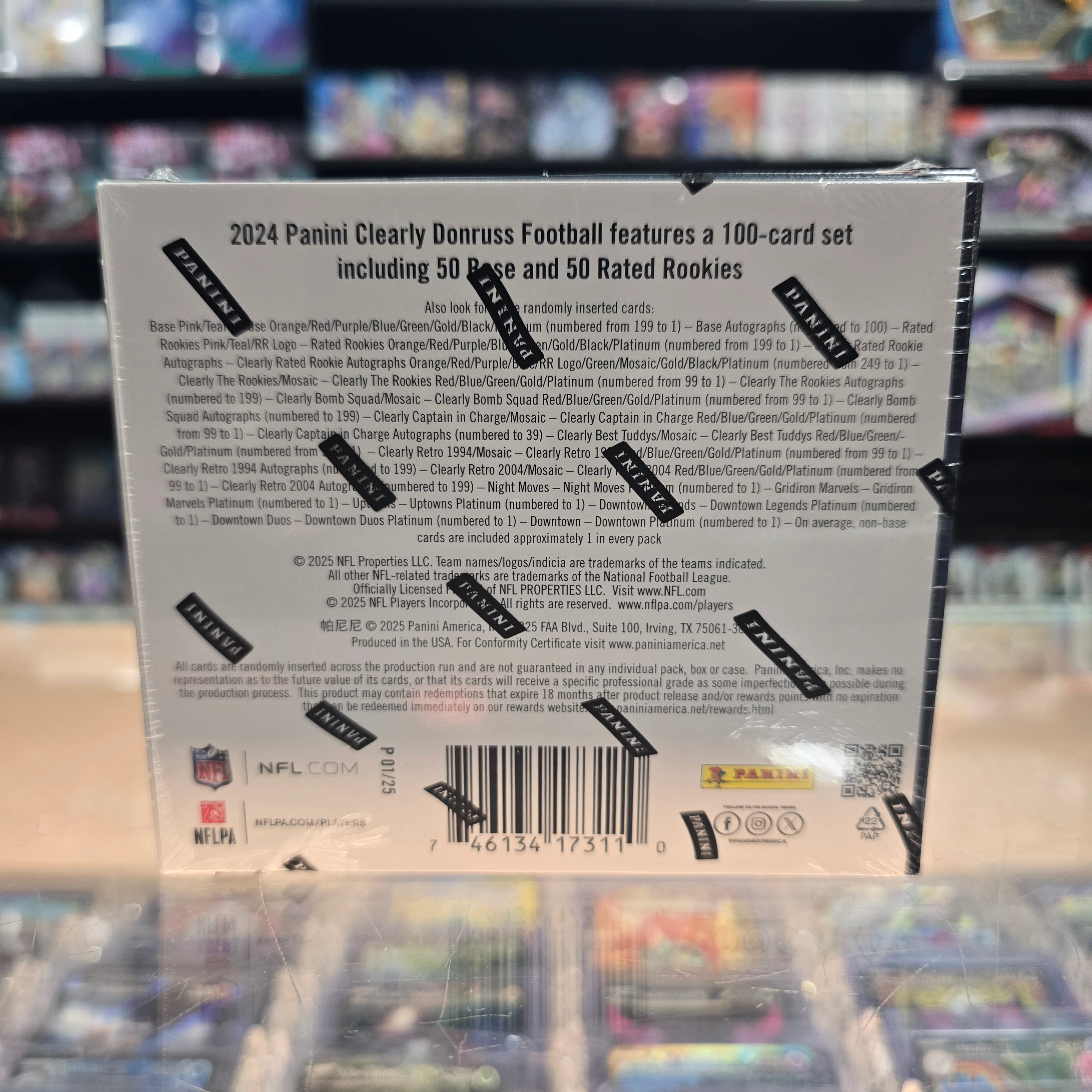 2024 Clearly Donruss Football Hobby Box - Image 2
