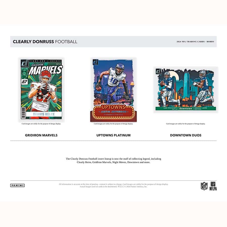 2024 Clearly Donruss Football Hobby Box - Image 5