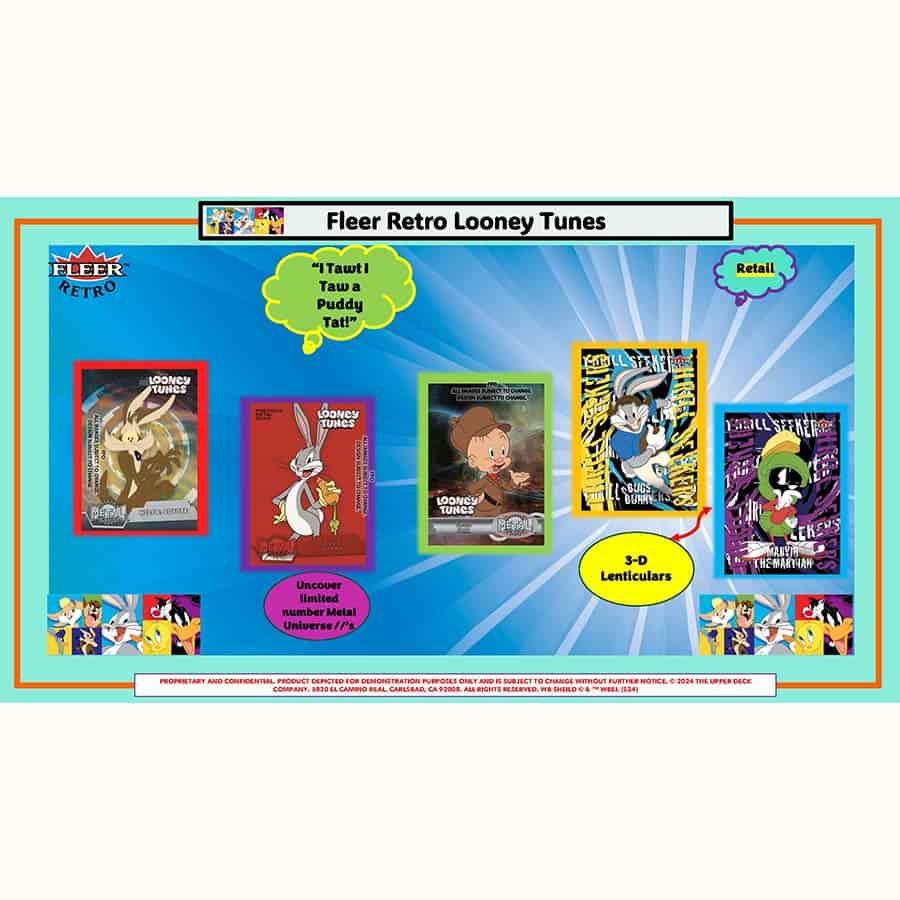 2024 Looney Tunes Fleer Retro Blaster Box - Image 2