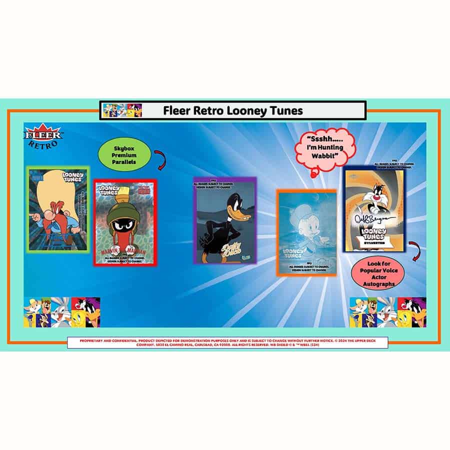 2024 Looney Tunes Fleer Retro Blaster Box - Image 4