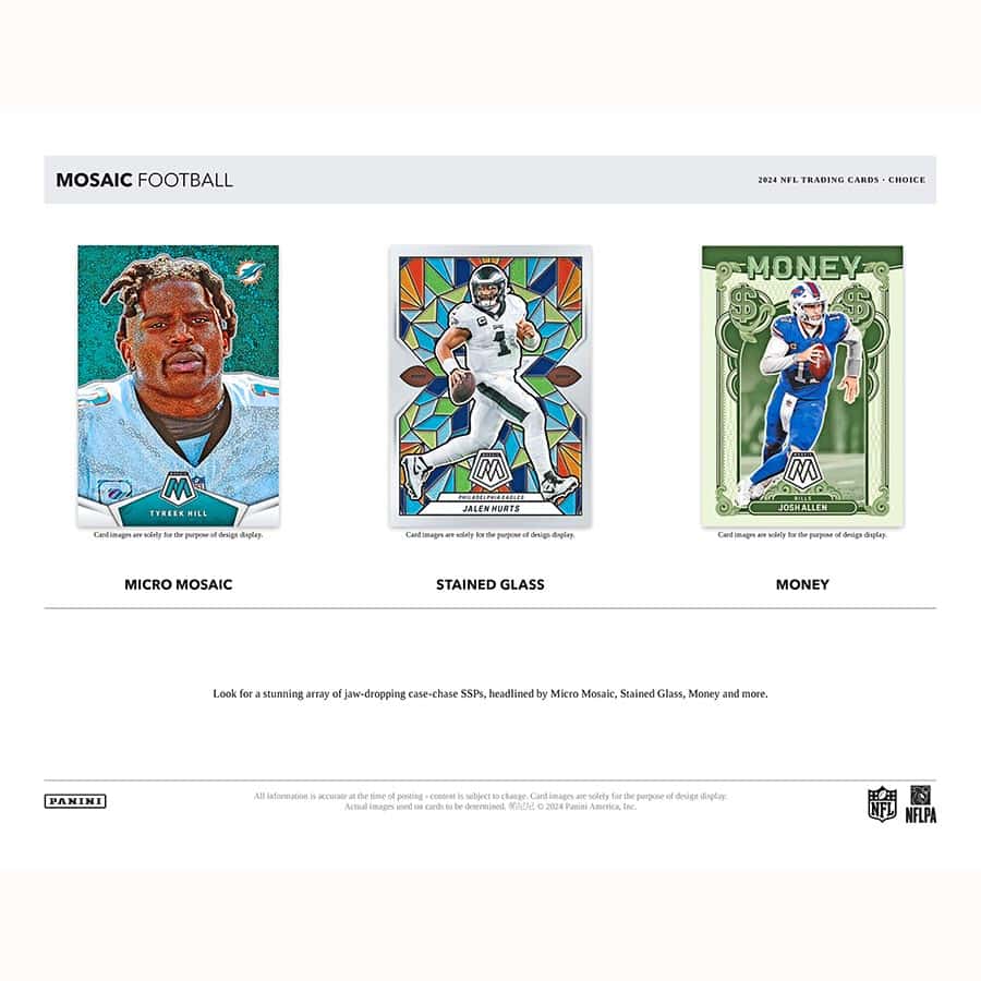 2024 Mosaic Choice Football Hobby Box - Image 7