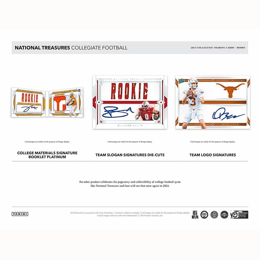 2024 National Treasures Collegiate Football Hobby Box - Image 3