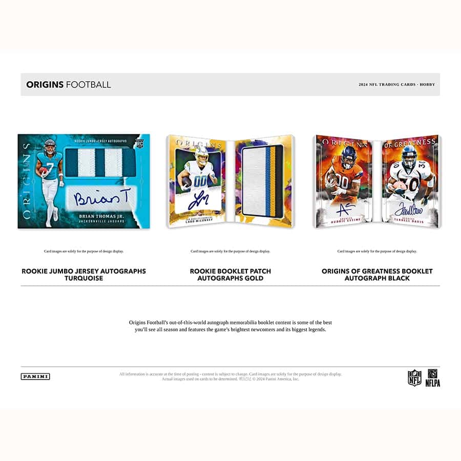 2024 Origins Football Hobby Box - Image 5