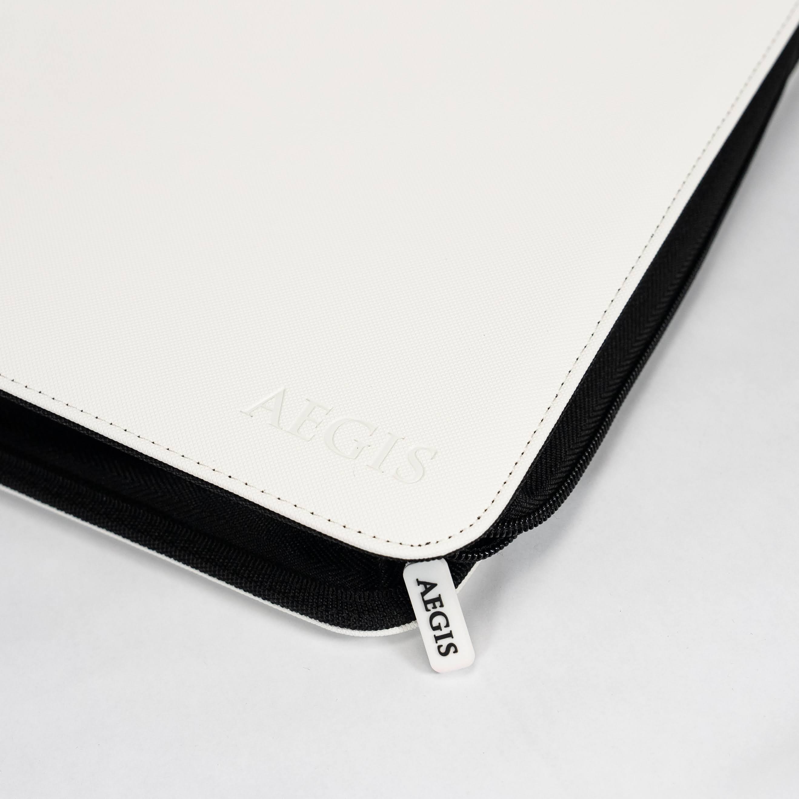 Aegis: 4-Pocket Diamond-Zip Toploader Binder (White) - Image 3