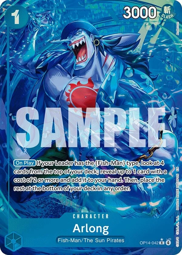 Arlong (Alternate Art) (OP14-042) (OP14)