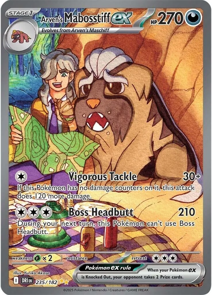 Arven's Mabosstiff ex (235/182) (DRI)