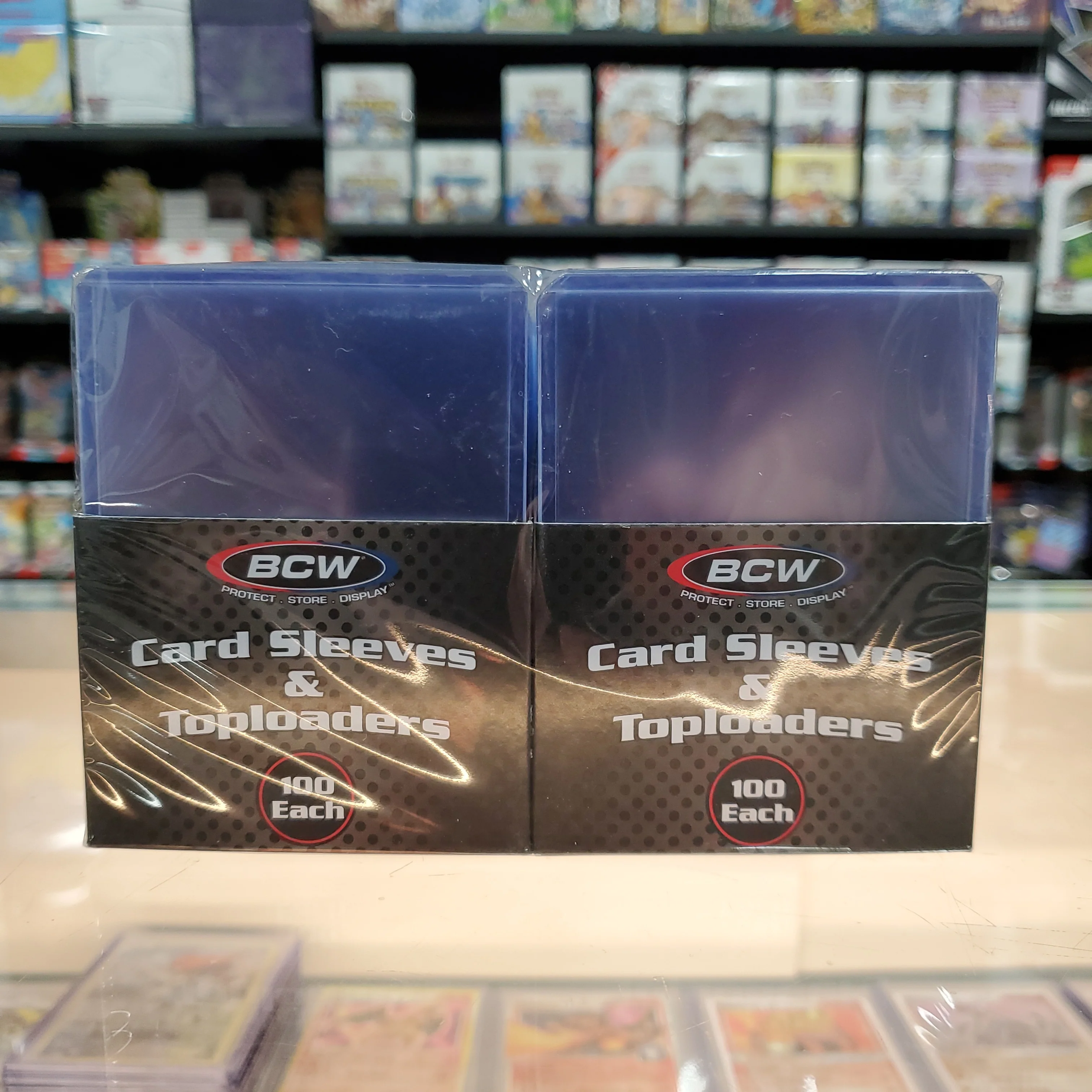 BCW: 3X4 Standard Toploader Combo with Sleeves 200CT