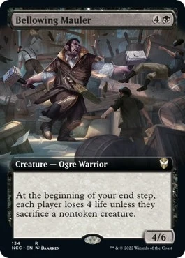 Bellowing Mauler (Extended Art) (134) (NCC)