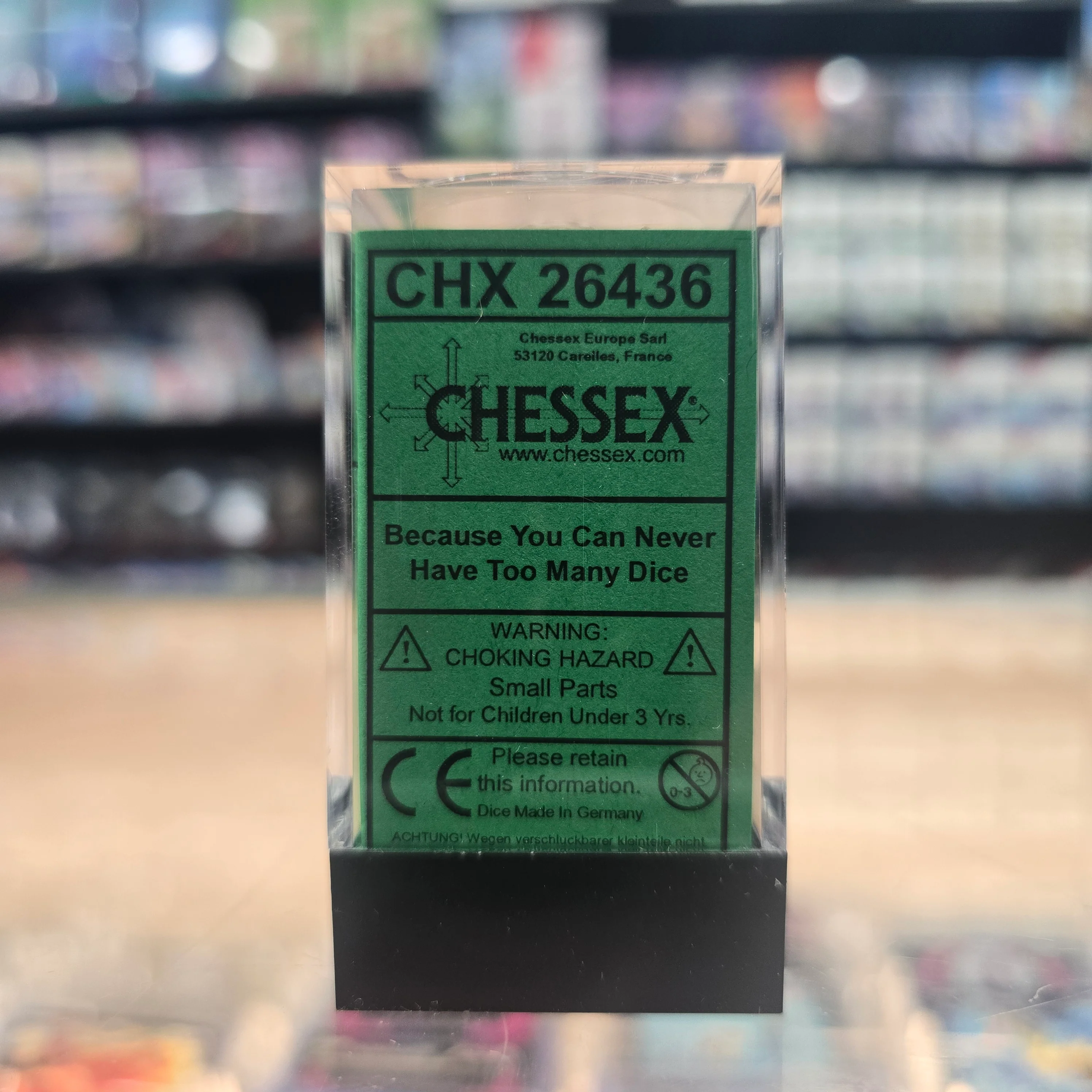 Chessex: Poly Dice Set - Gemini 7PC (Blue-Green & Gold) - Image 2
