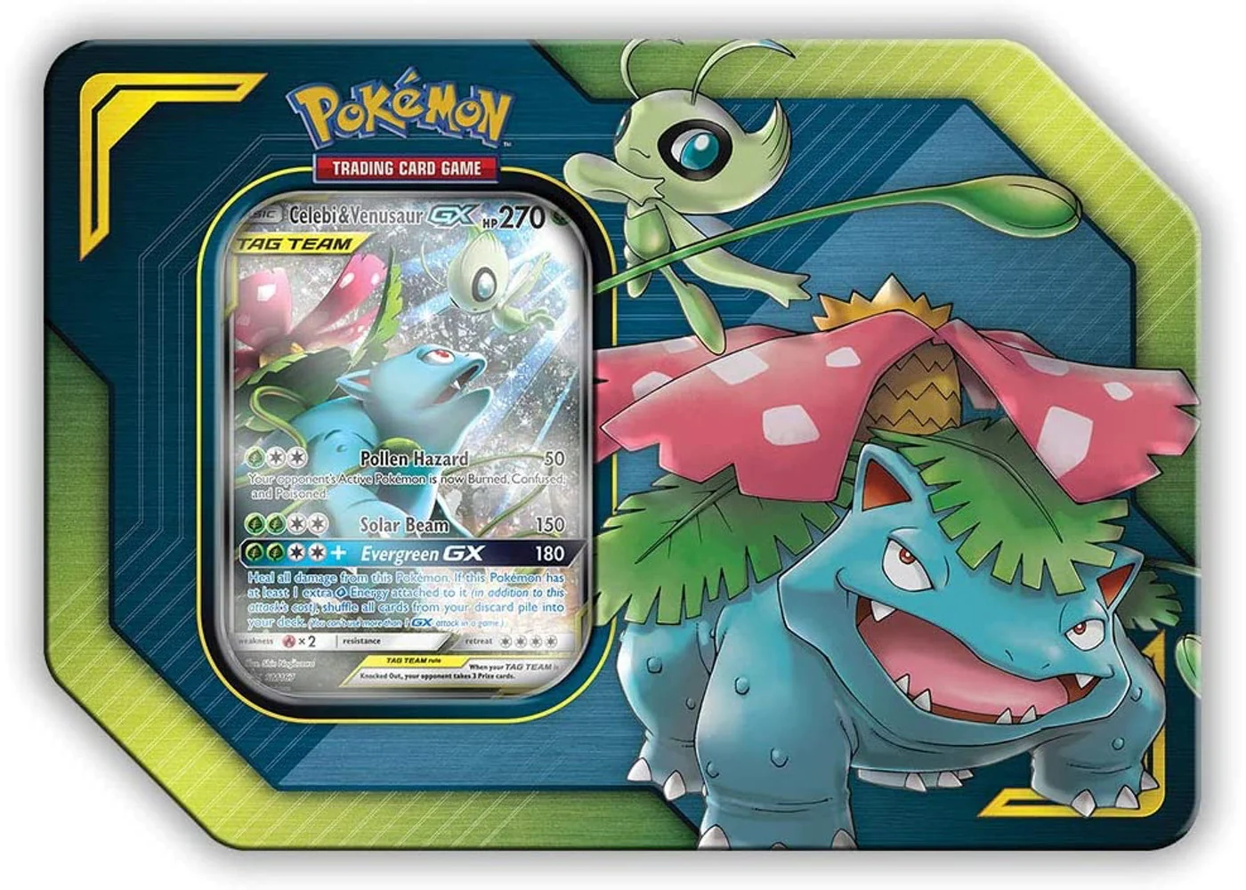 Pokémon TCG: Collector's Tin (Celebi & Venusaur GX)