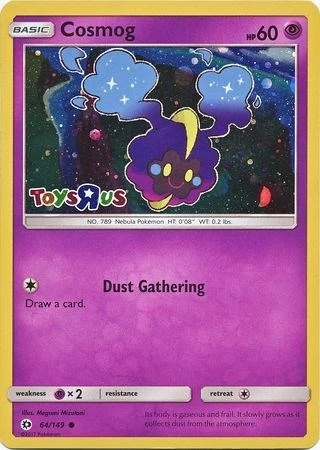 Cosmog - 64/149 (Toys R Us Promo) (064/149) (MCAP)