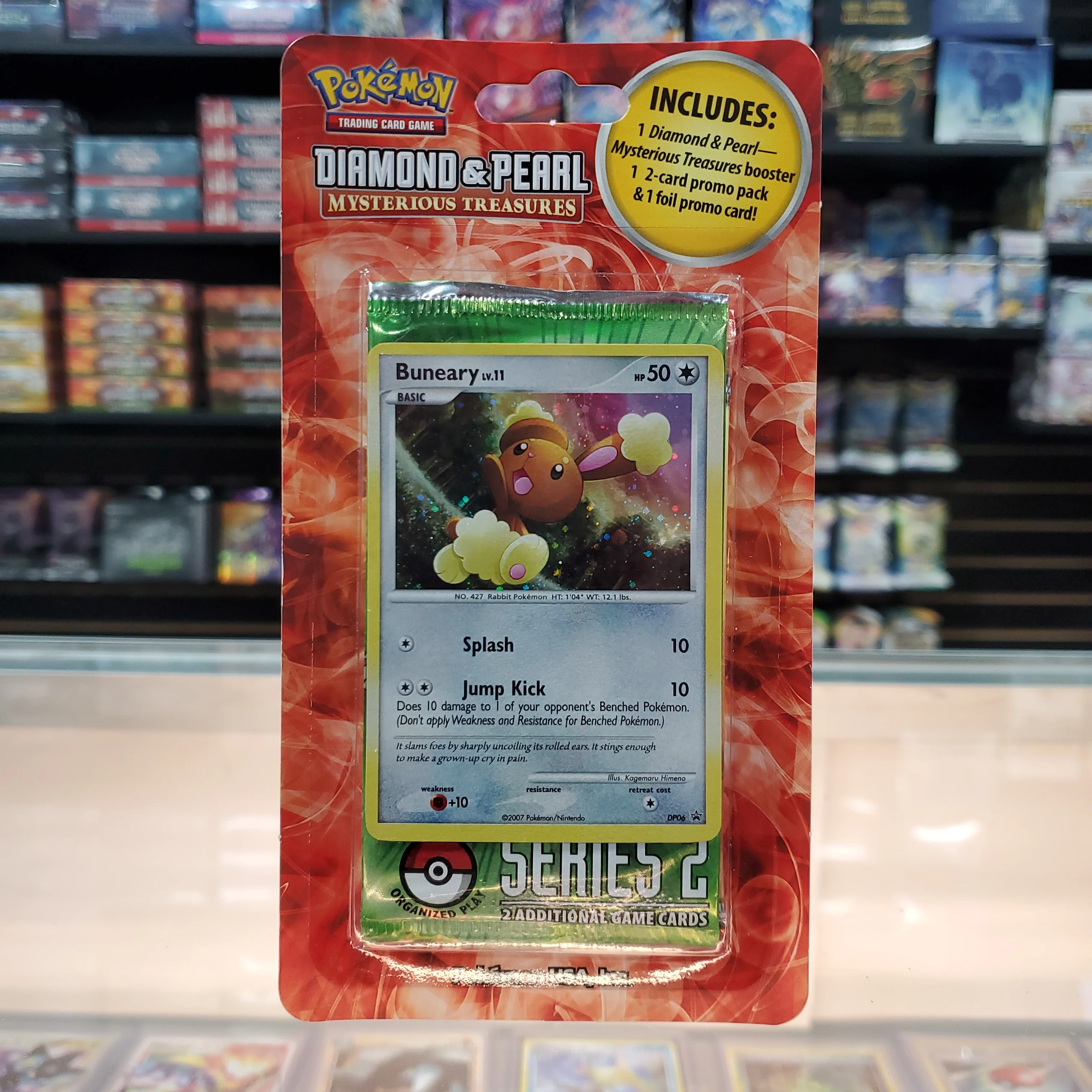 Pokémon TCG: Diamond & Pearl: Mysterious Treasures - 2-Pack Blister (Buneary)