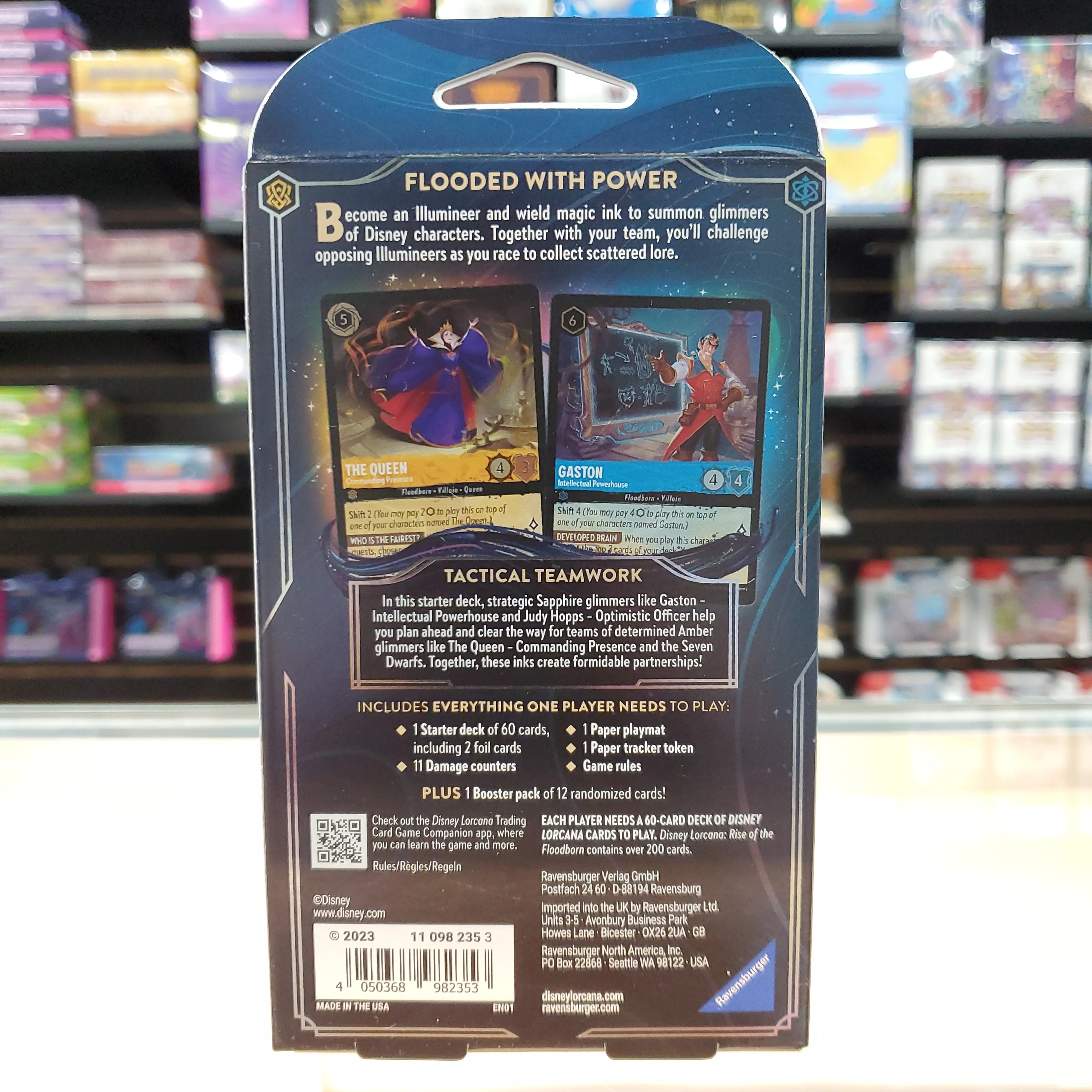 Disney Lorcana: Rise of the Floodborn - Starter Deck (Amber & Sapphire) - Image 2