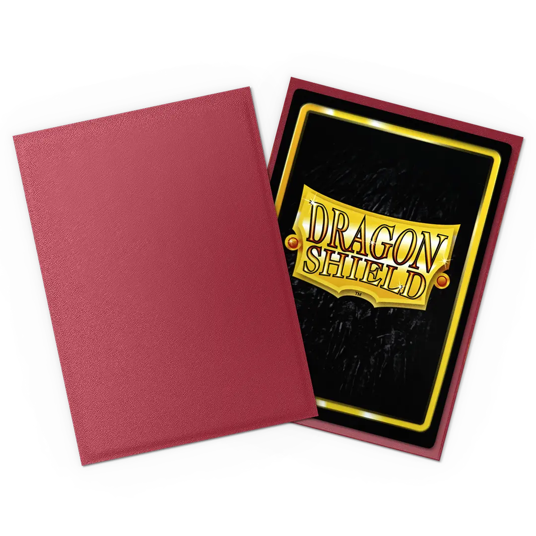 Dragon Shield Deck Protector - Blood Red (Non-Glare) 100 CT