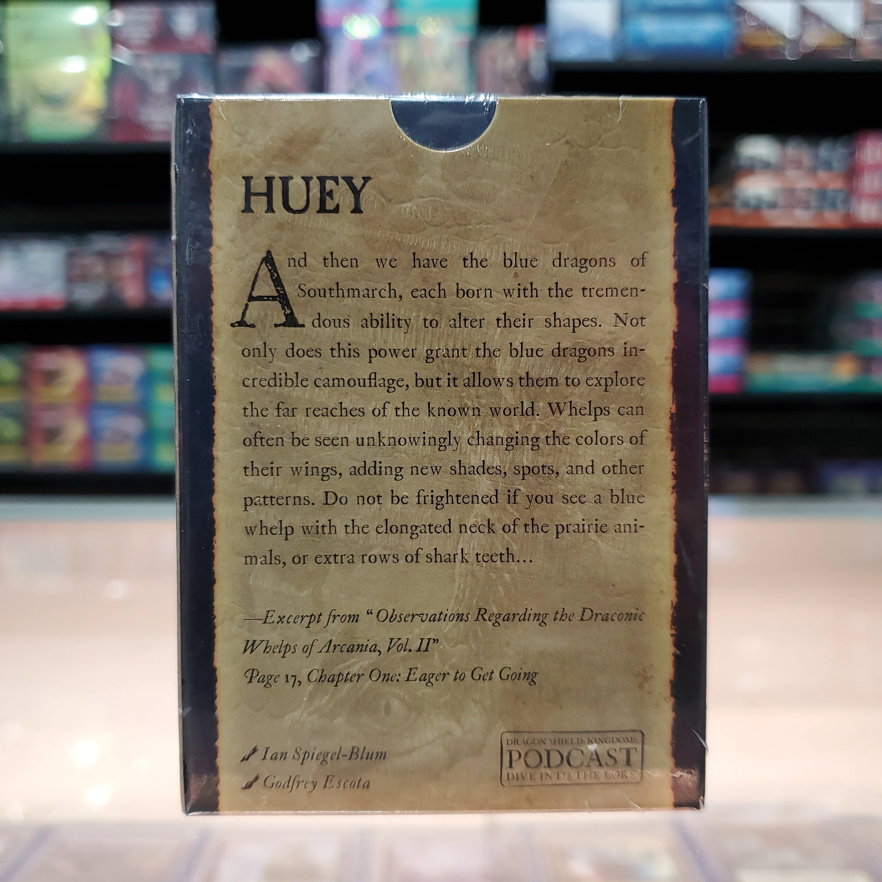 Dragon Shield Deck Protector - Brushed Art Huey 100 CT - Image 3
