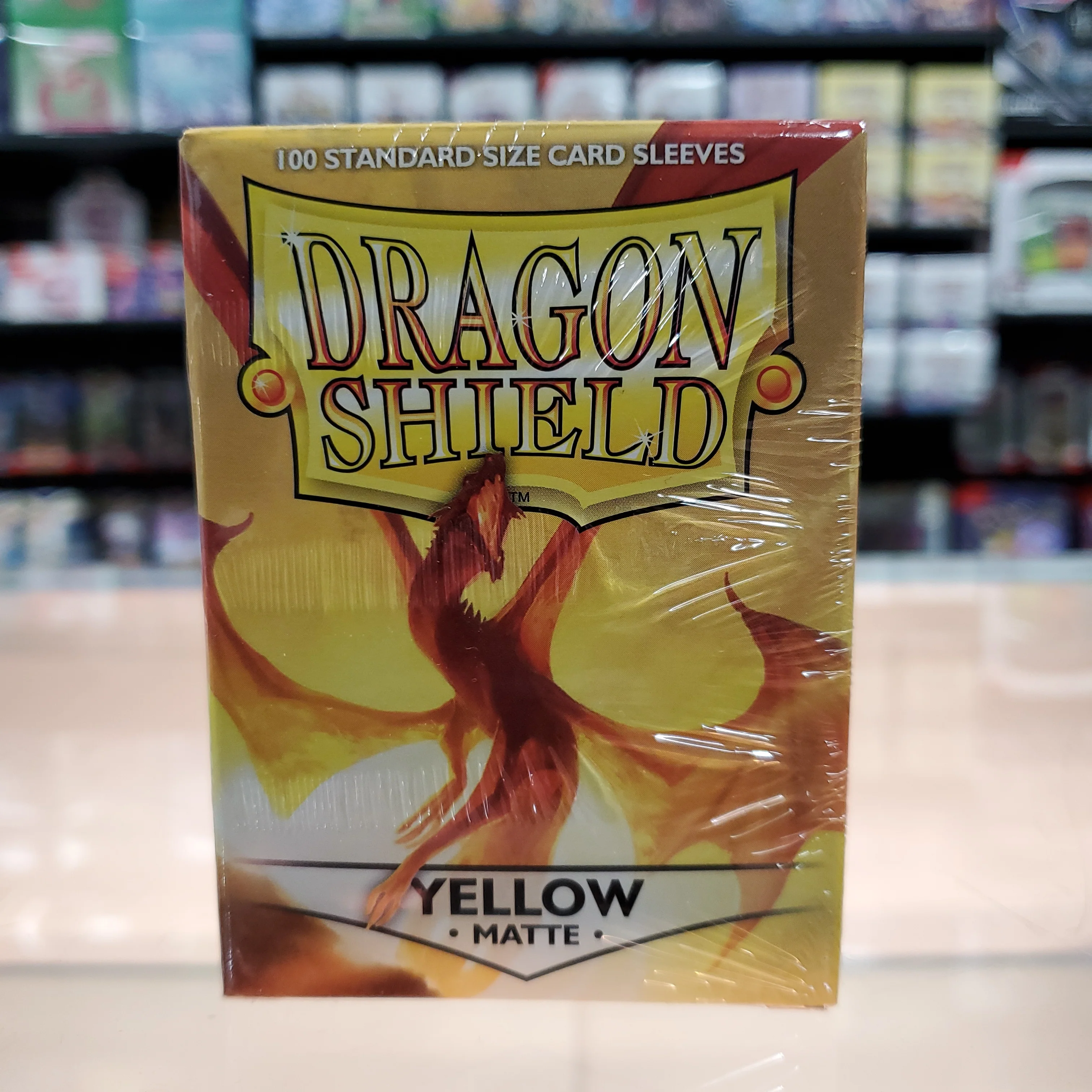 Dragon Shield Deck Protector - Matte Yellow 100 CT - Image 2