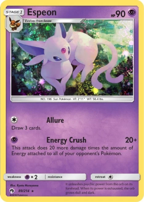 Espeon - 89/214 (Cosmos Holo) (089/214) (BLE)