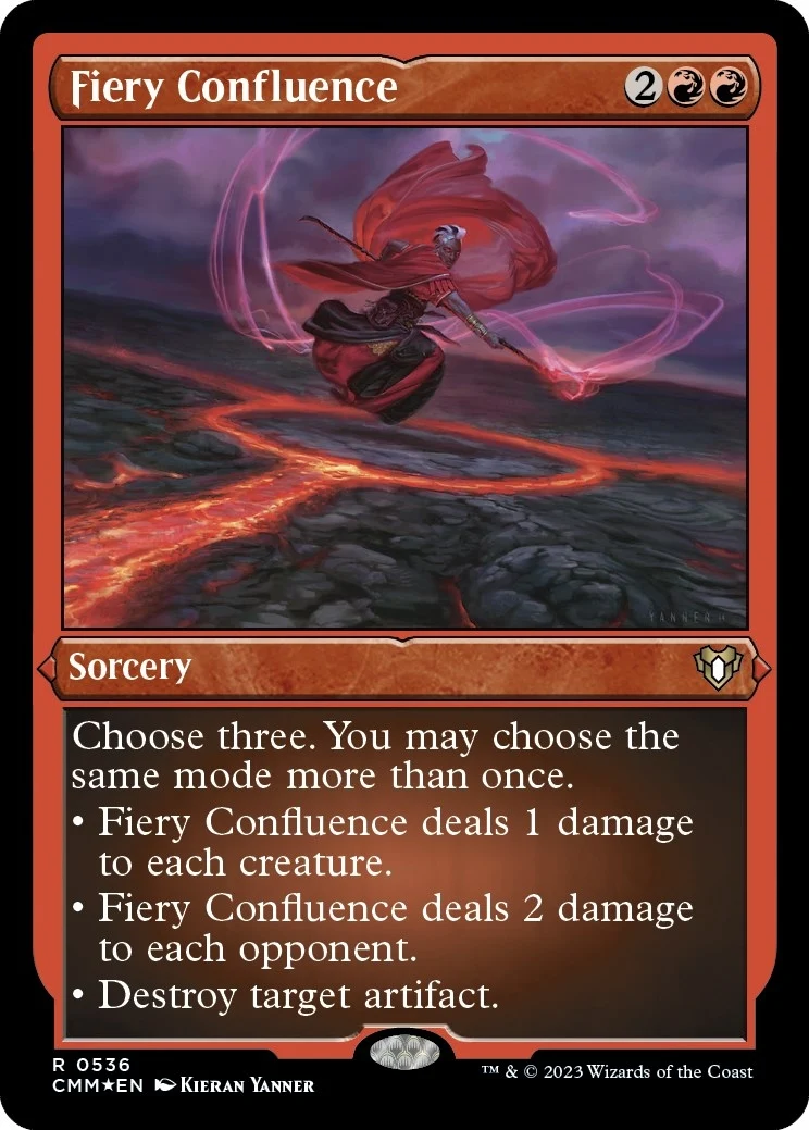 Fiery Confluence (Foil Etched) (536) (CMM)