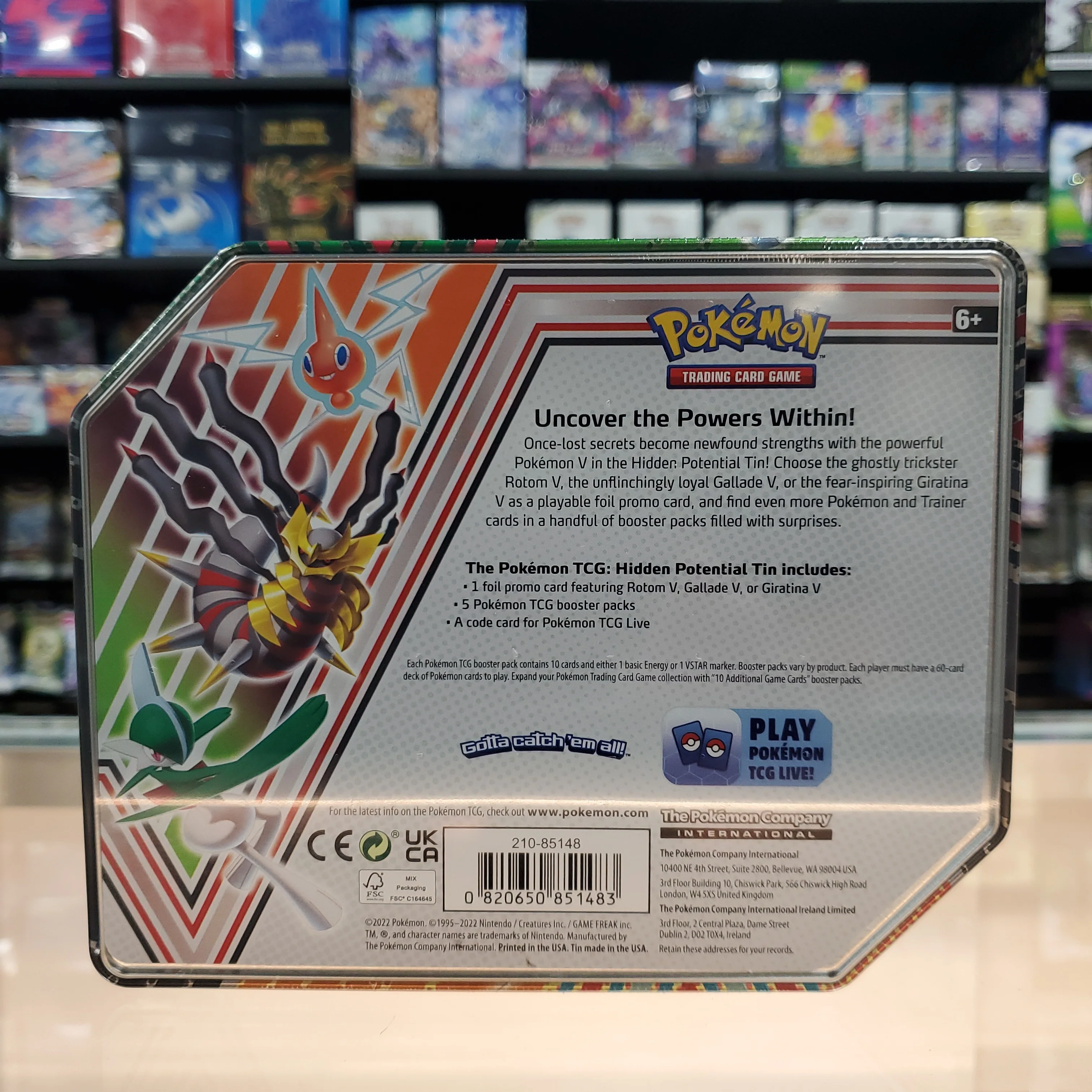 Pokémon TCG: Hidden Potential Tin (Rotom V) - Image 3