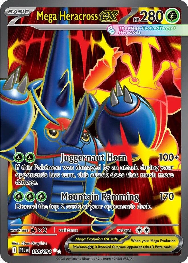 Mega Heracross ex (108/094) (PFL)