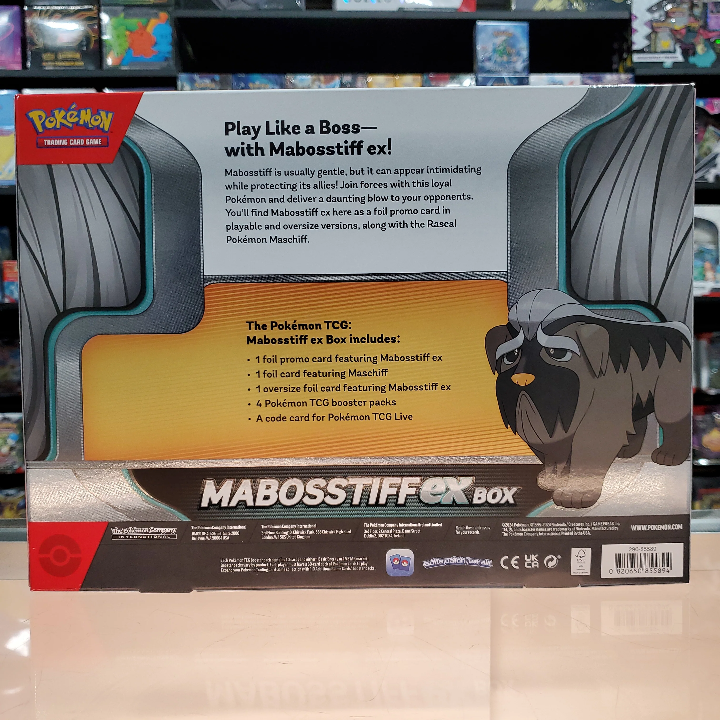 Pokémon TCG: Mabosstiff ex Box - Image 2