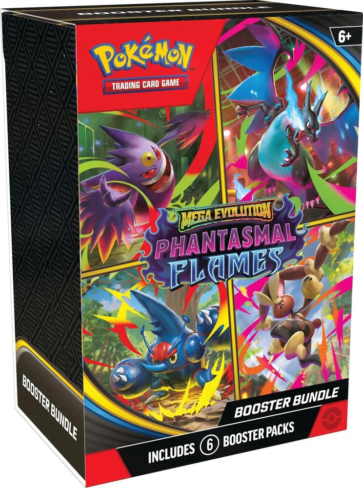 Pokémon TCG: Mega Evolution: Phantasmal Flames - Booster Bundle (Limit 1) - Image 3