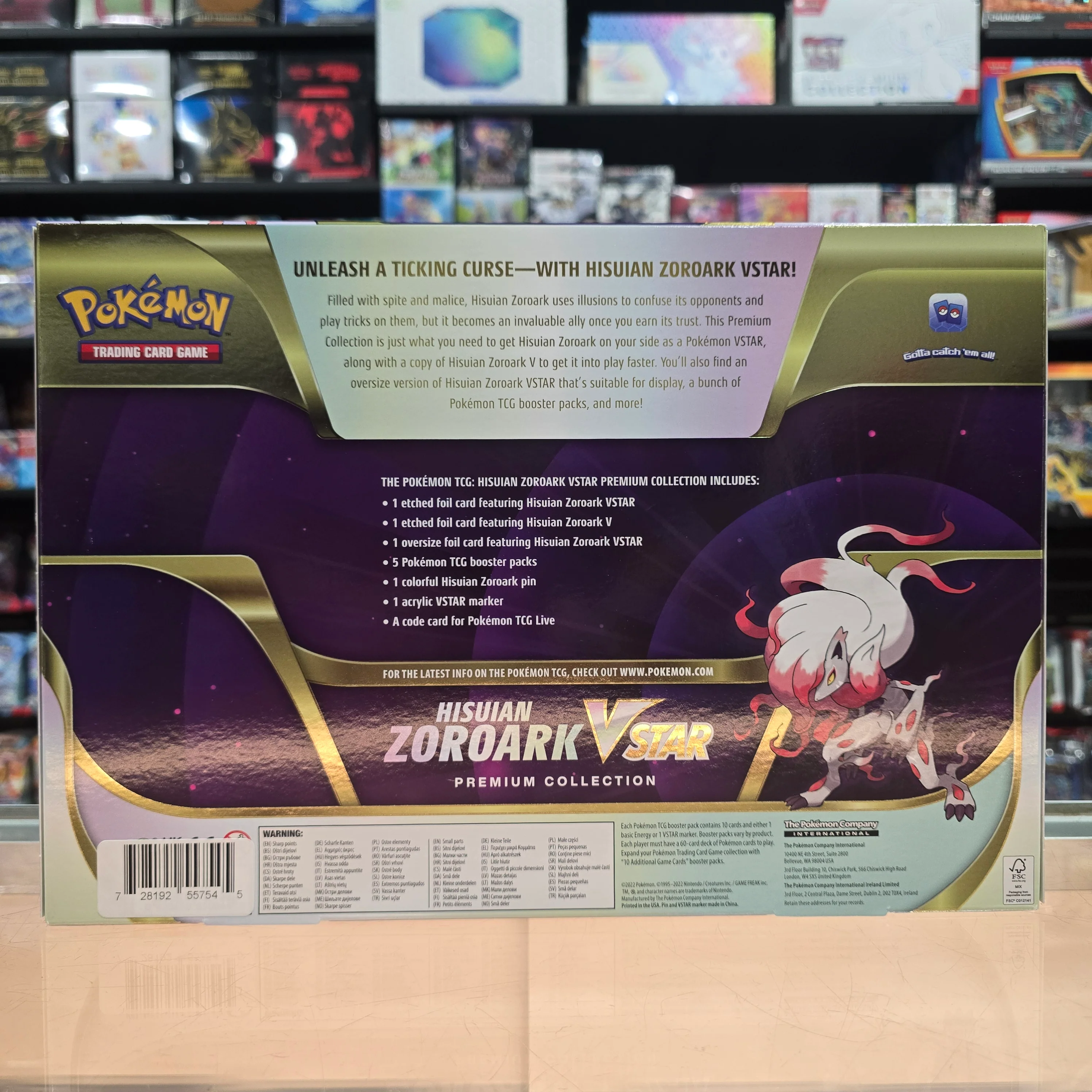Pokémon TCG: Premium Collection (Hisuian Zoroark VSTAR) (International Version) - Image 2