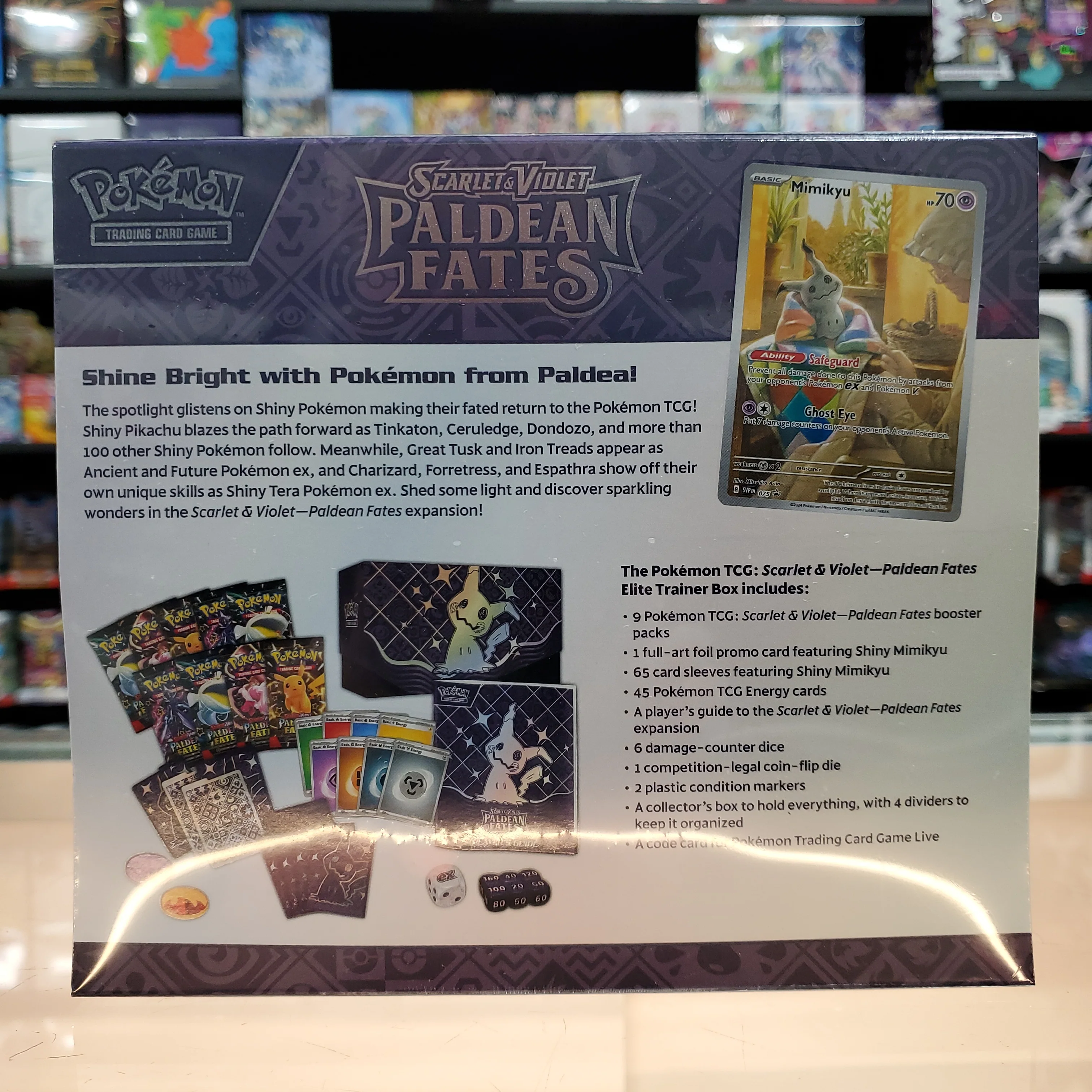 Pokémon TCG: Scarlet & Violet: Paldean Fates - Elite Trainer Box - Image 2