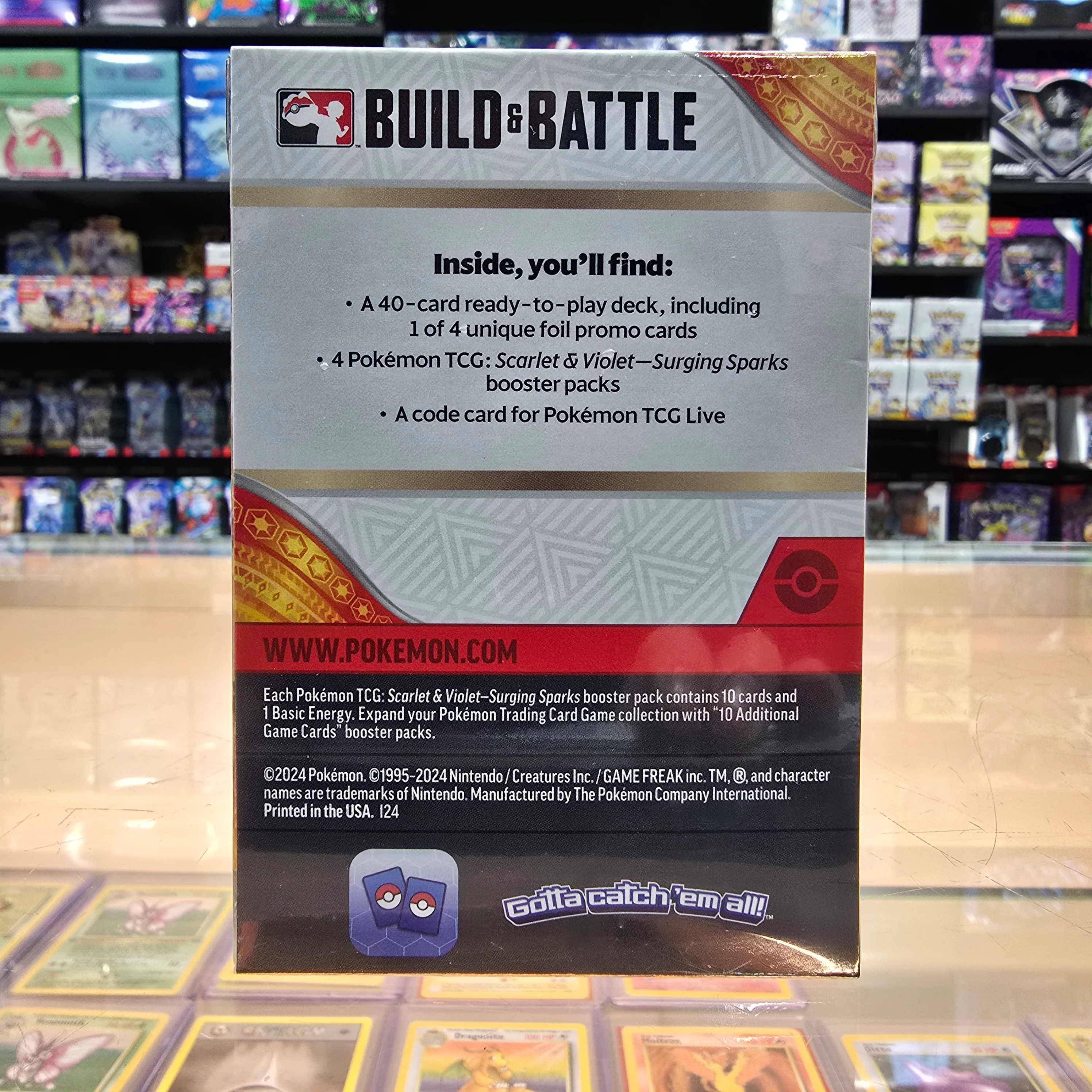 Pokémon TCG: Scarlet & Violet: Surging Sparks - Build and Battle Box - Image 2