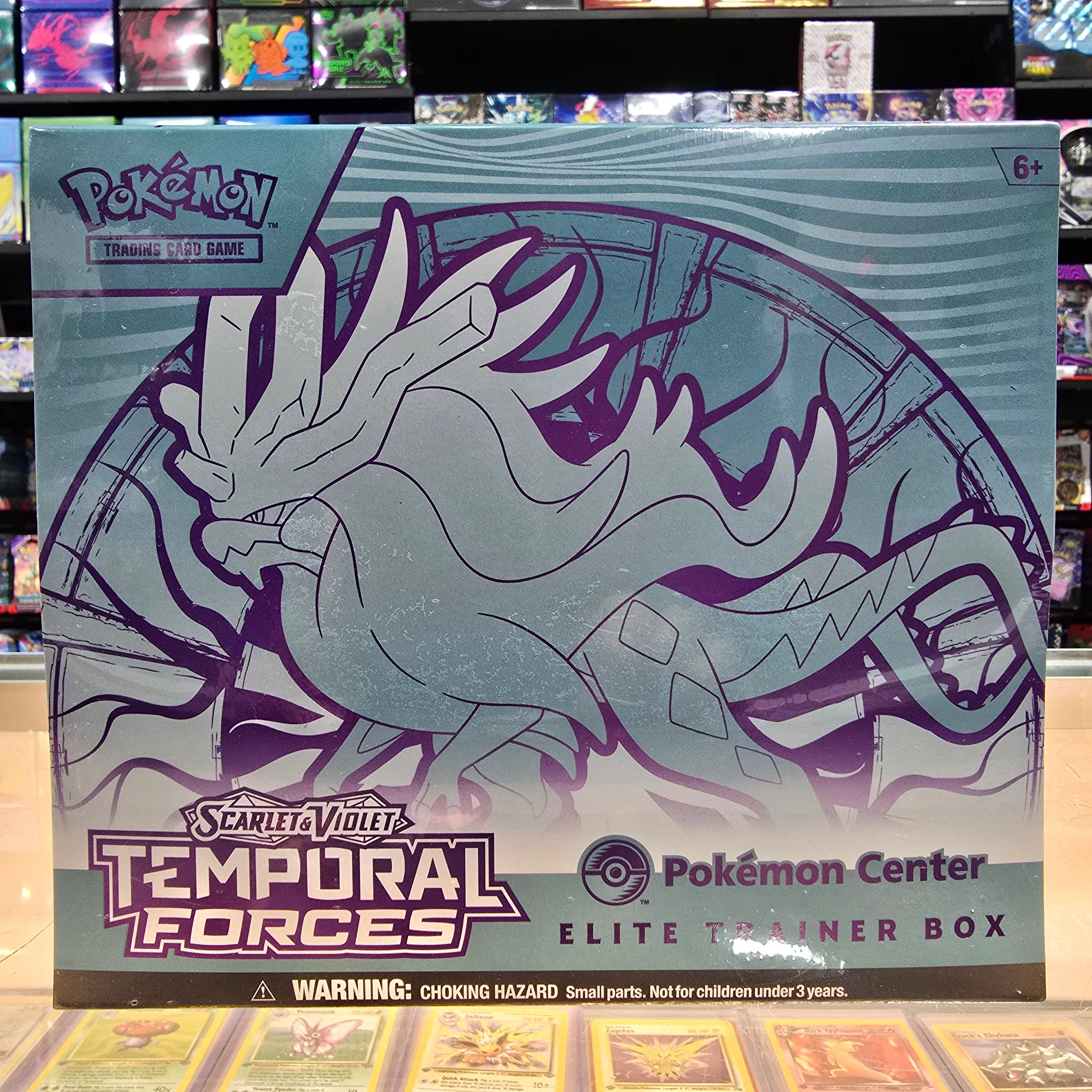 Pokémon TCG: Scarlet & Violet: Temporal Forces - Elite Trainer Box (Walking Wake) (Pokemon Center Exclusive)