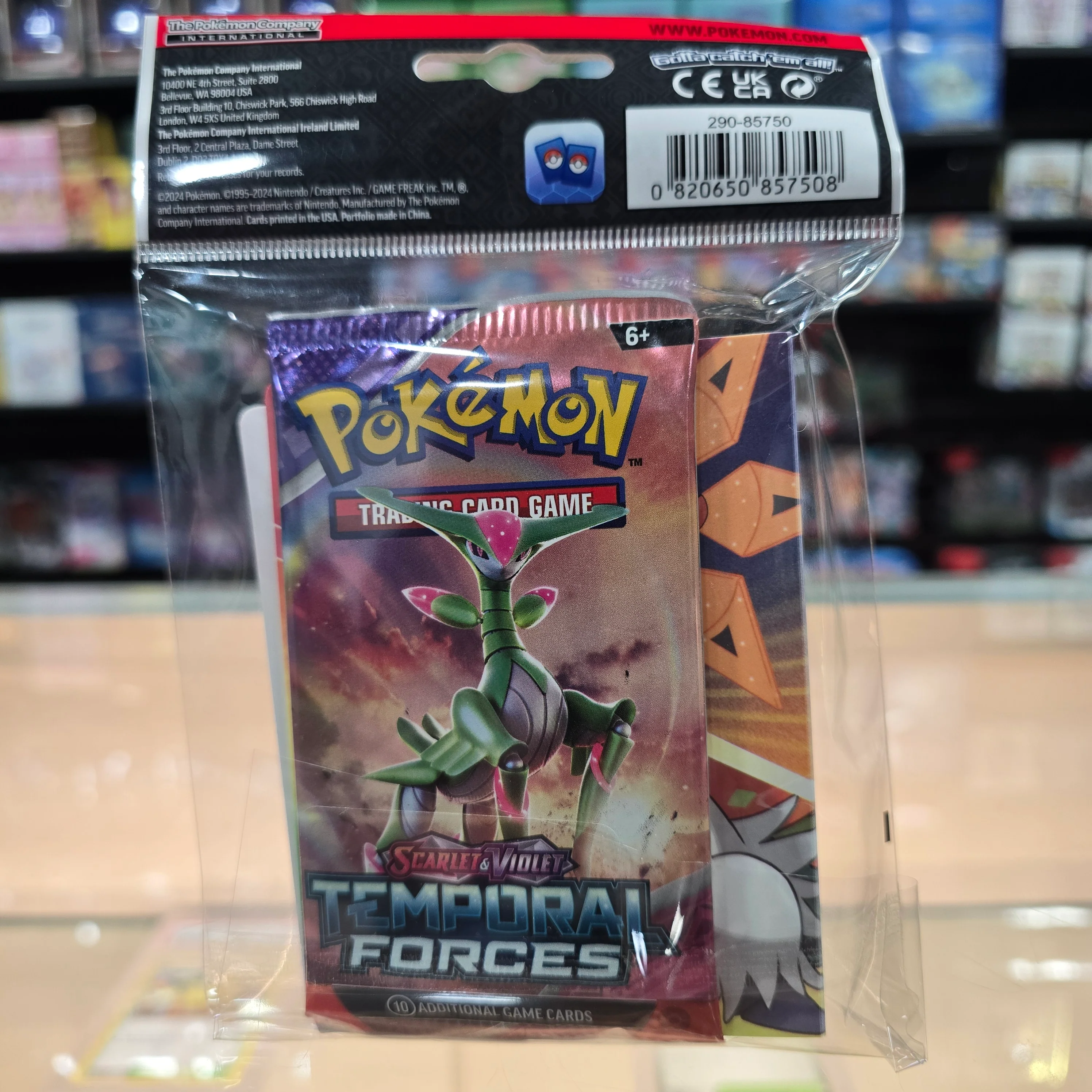 Pokémon TCG: Scarlet & Violet: Temporal Forces - Mini Portfolio - Image 2