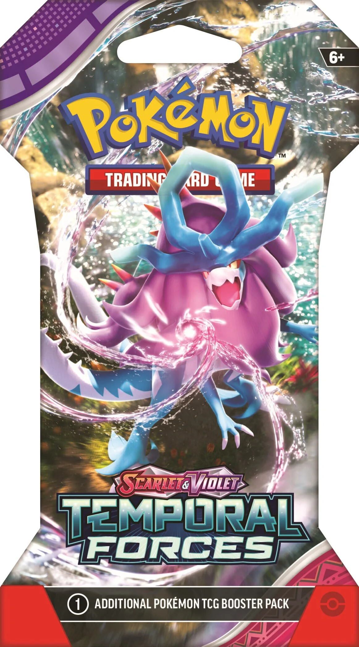 Pokémon TCG: Scarlet & Violet: Temporal Forces - Sleeved Booster Pack - Image 2