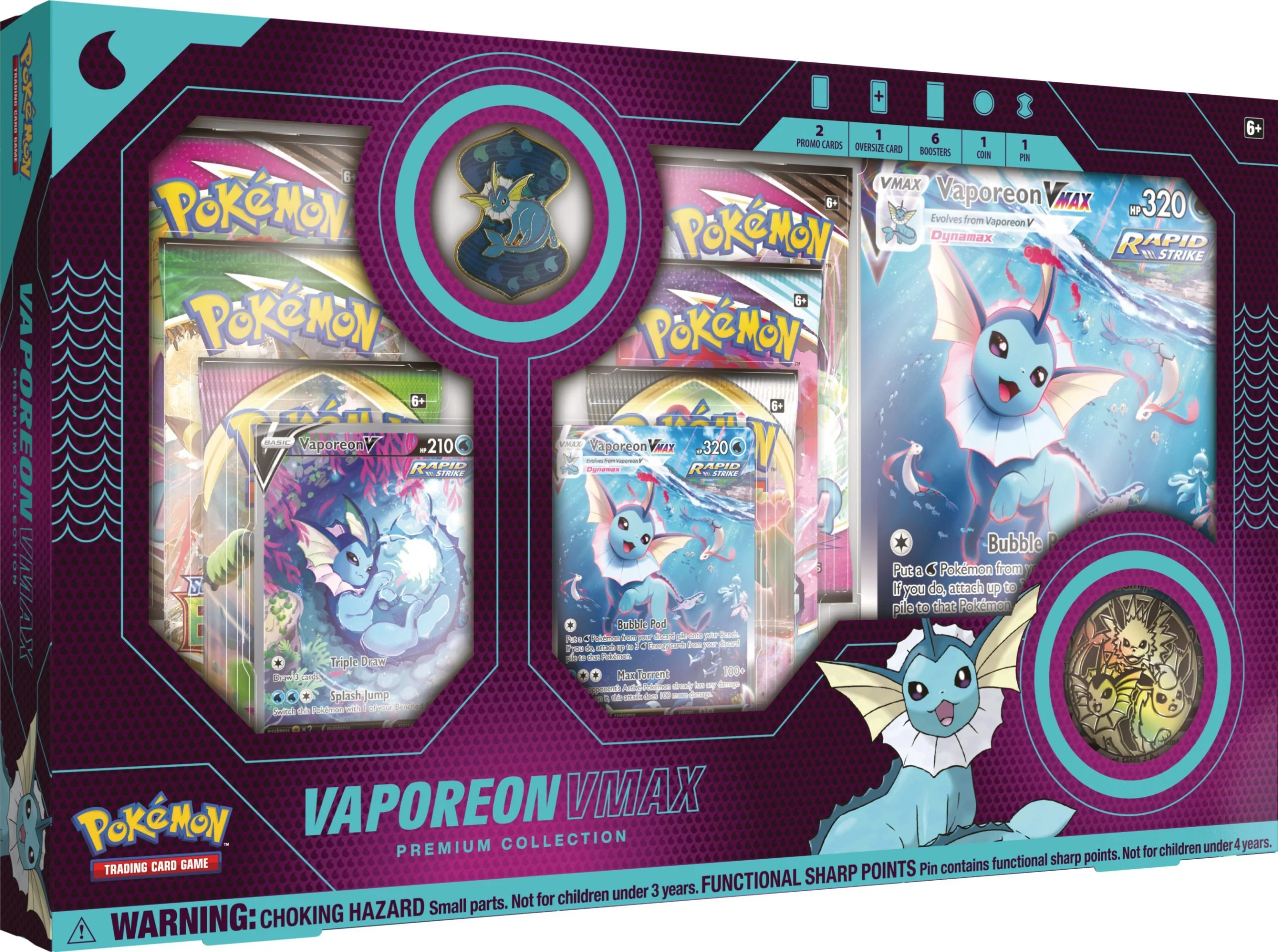 Pokémon TCG: Premium Collection (Vaporeon VMAX) - Image 2