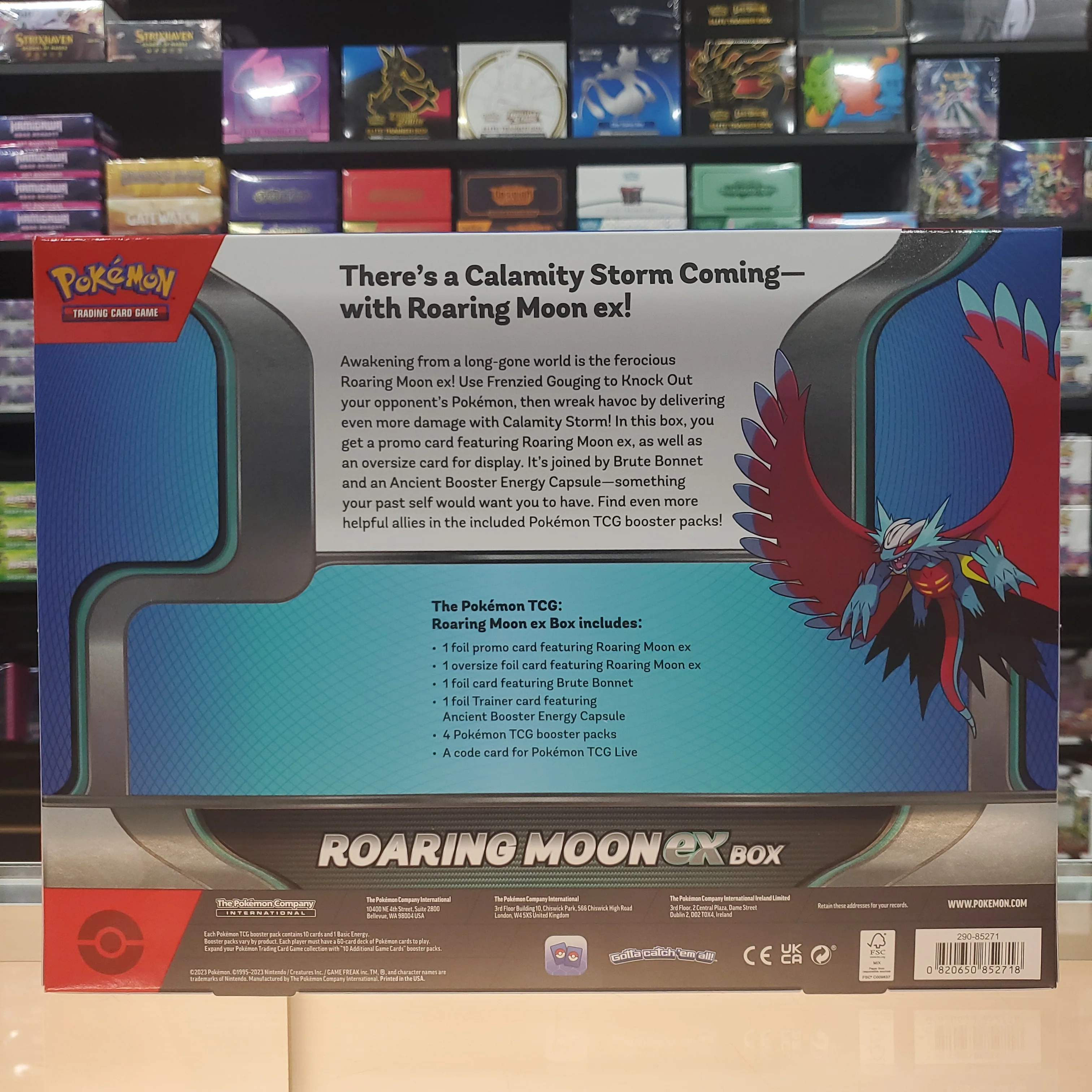 Pokémon TCG: Roaring Moon ex Box - Image 2