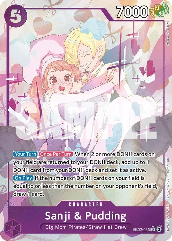 Sanji & Pudding (Alternate Art) (EB02-035) (EB-02)