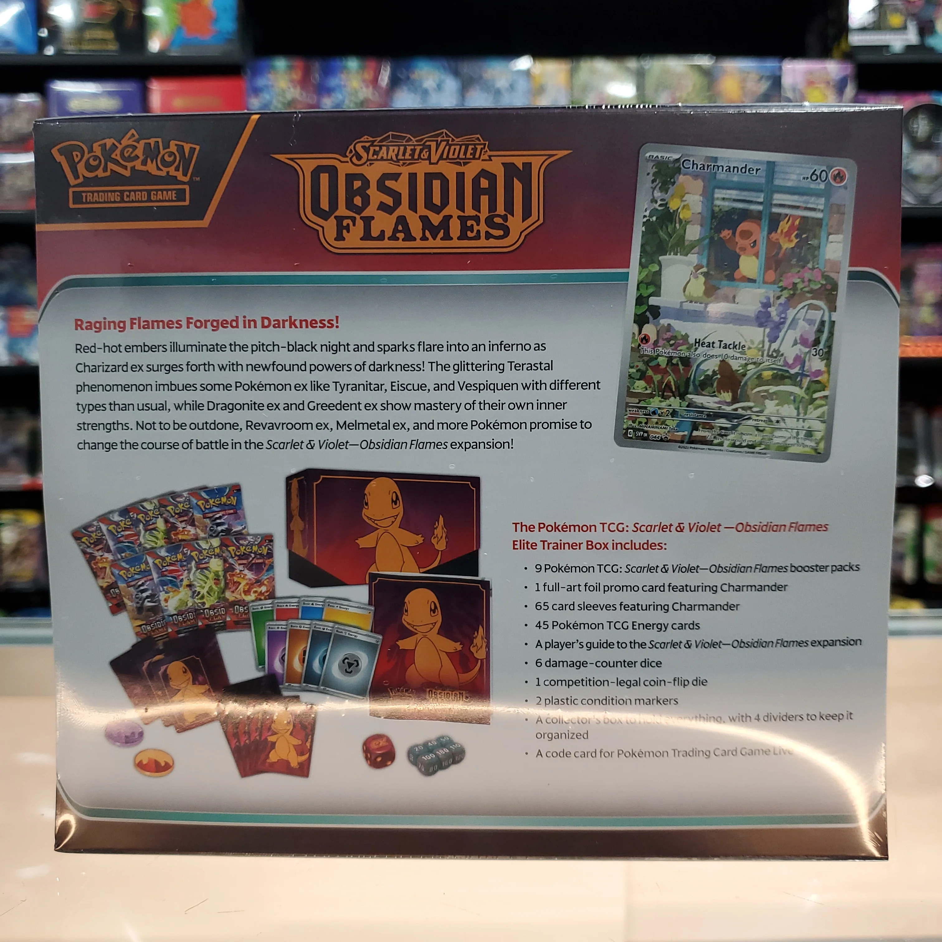 Pokémon TCG: Scarlet & Violet: Obsidian Flames - Elite Trainer Box - Image 2