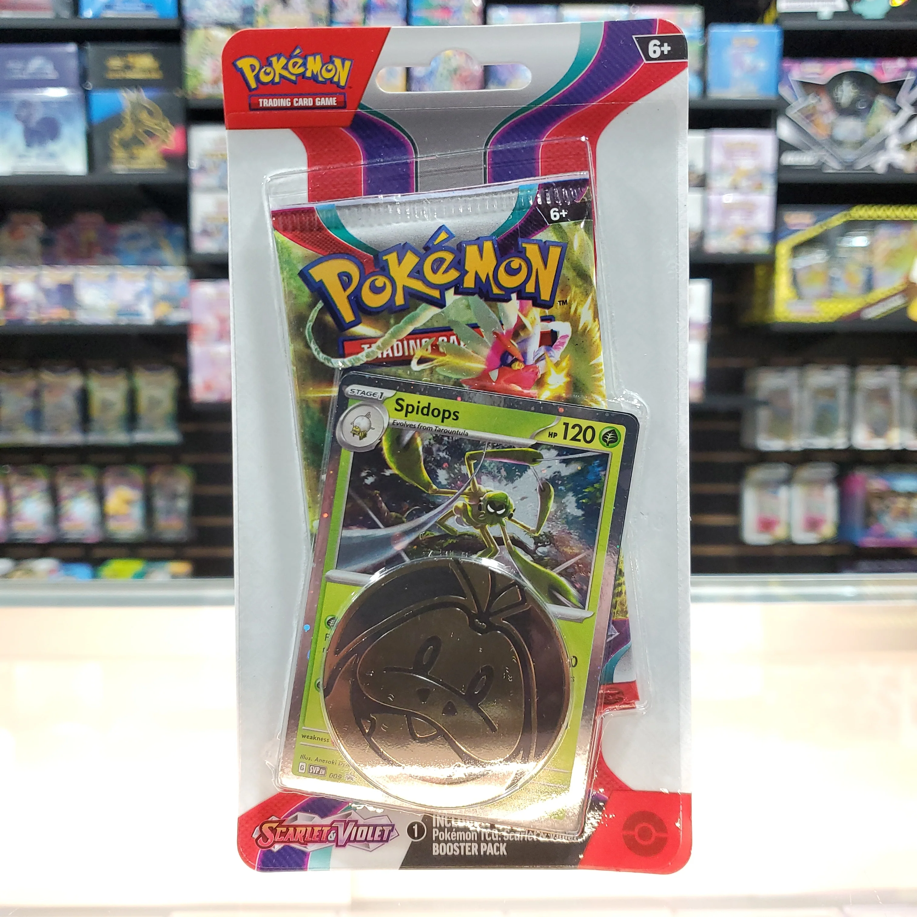 Pokémon TCG: Scarlet & Violet - Single Pack Blister (Spidops)