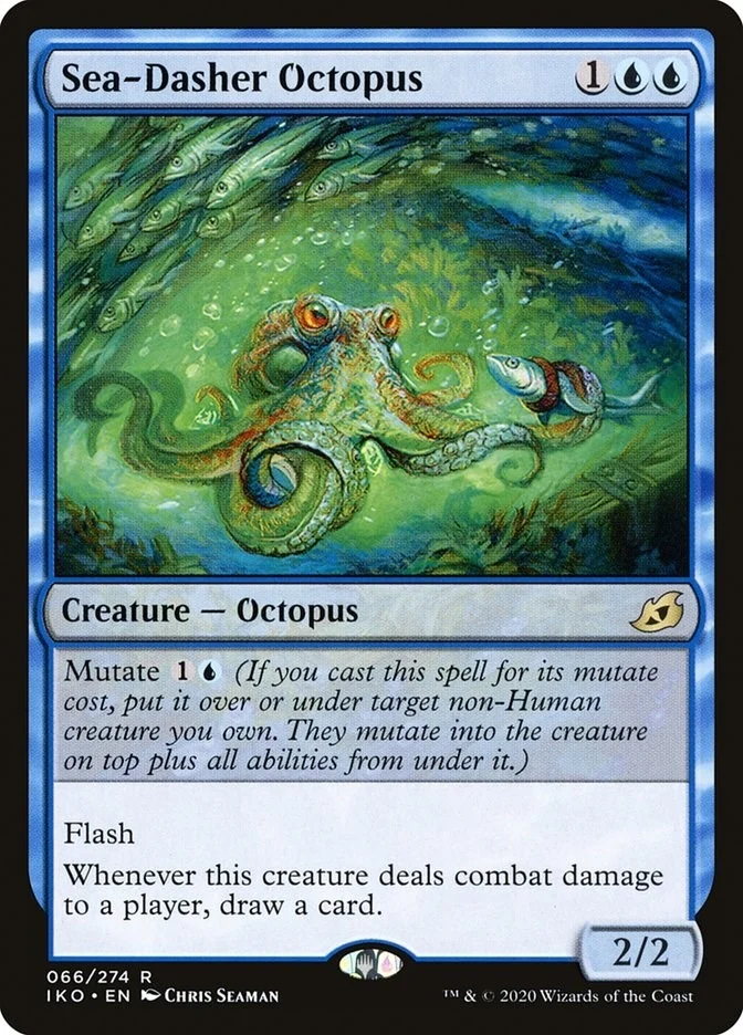 Sea-Dasher Octopus (66) (IKO)