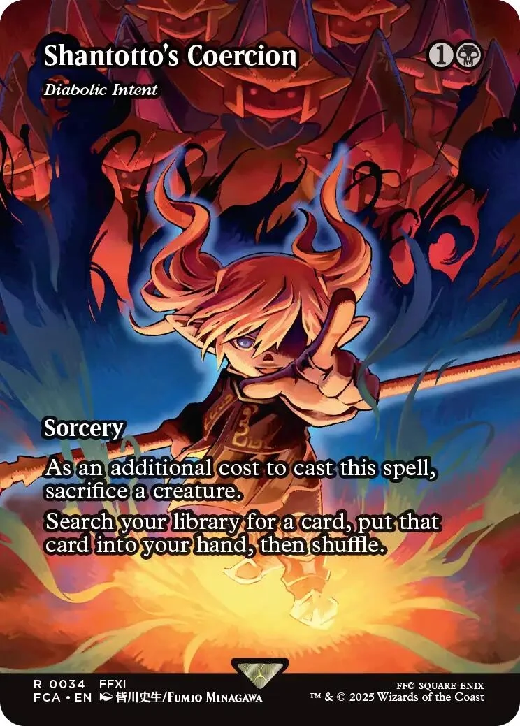 Shantotto's Coercion - Diabolic Intent (Showcase) (34) (FCA)